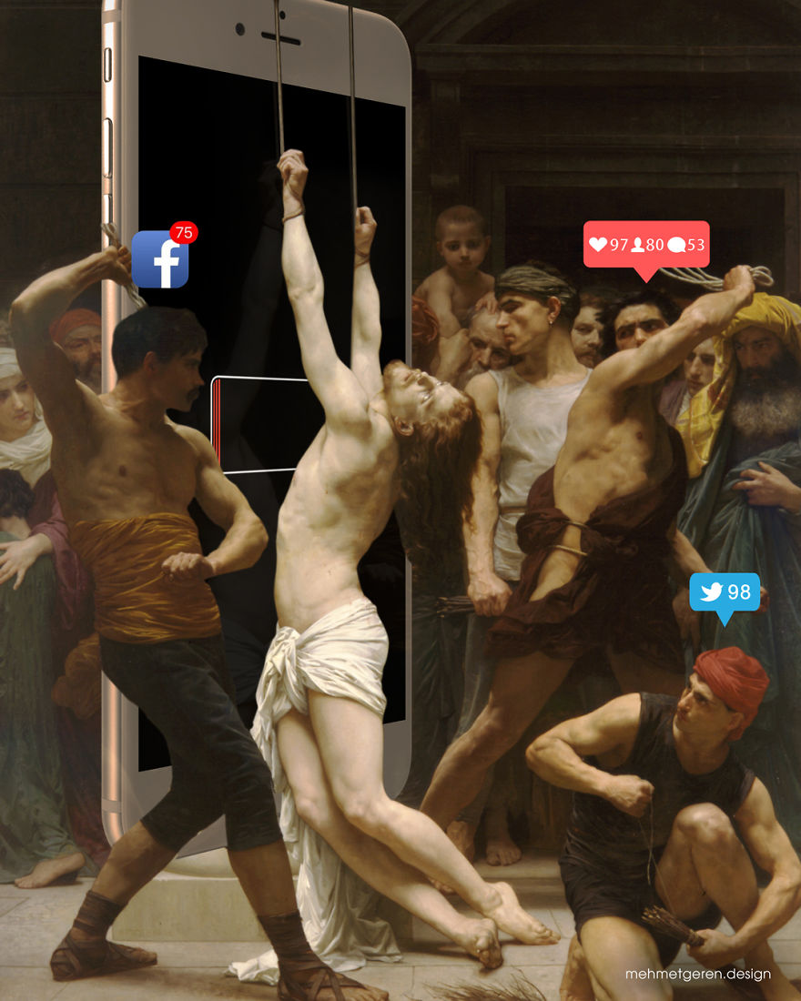 I Make Digital Mashups Of Classic Art Masterpieces With Modern Culture I Make Digital Mashups Of Classic Art Masterpieces With Modern Culture