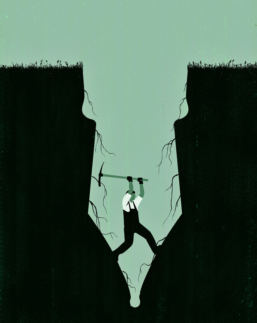 Italian Artist Uses Visual Paradoxes And Metaphors To Create Thought-Provoking Images Italian Artist Uses Visual Paradoxes And Metaphors To Create Thought-Provoking Images