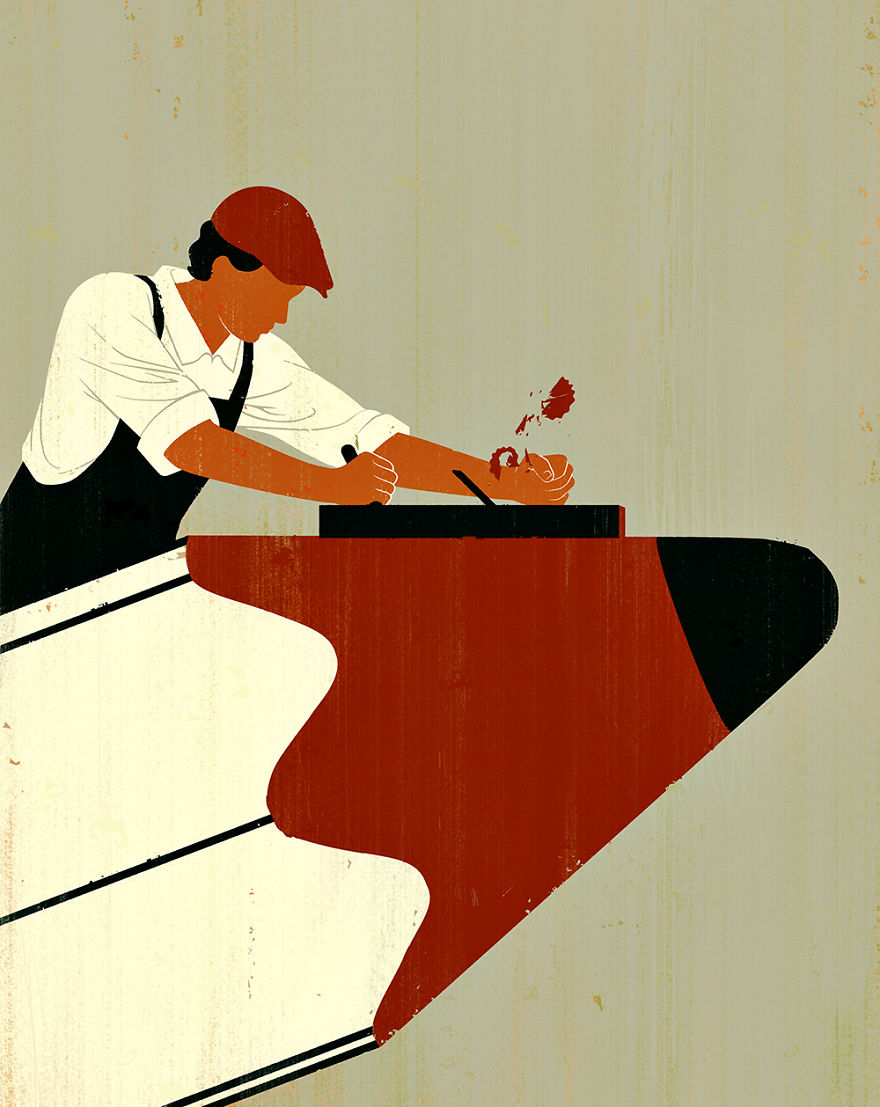 Italian Artist Uses Visual Paradoxes And Metaphors To Create Thought-Provoking Images Italian Artist Uses Visual Paradoxes And Metaphors To Create Thought-Provoking Images