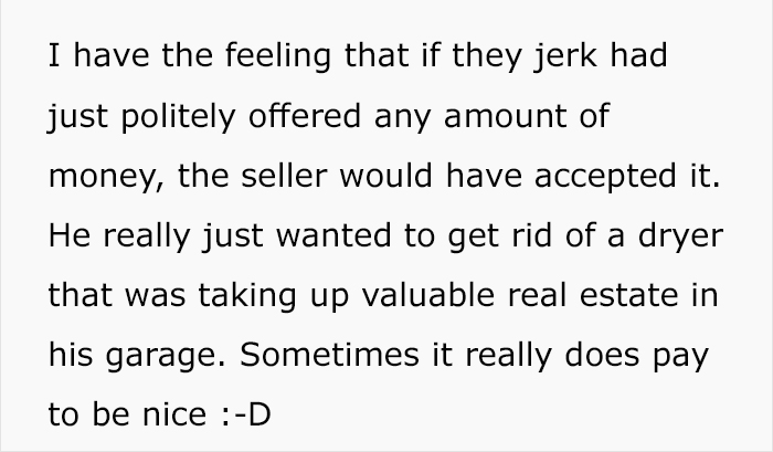 Man Proves Pettiness Can Be Wholesome By Teaching Rude Buyer A Lesson At A Yard Sale Man Proves Pettiness Can Be Wholesome By Teaching Rude Buyer A Lesson At A Yard Sale