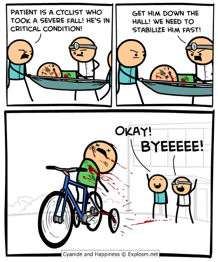 144 Brutally Hilarious Comics For People Who Like Dark Humor (Cyanide & Happiness) 144 Brutally Hilarious Comics For People Who Like Dark Humor (Cyanide & Happiness)
