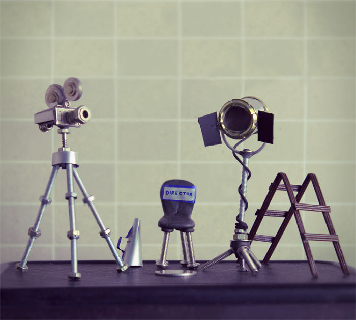 Junk-Art Created With Discarded Junk Parts Junk-Art Created With Discarded Junk Parts