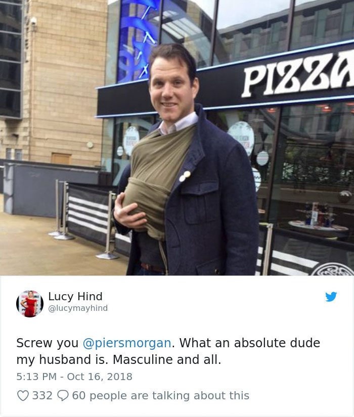 18 Best Responses To Piers Morgan Who Mocked Daniel Craig For Carrying His Baby In A ‘Emasculating’ Baby Carrier 18 Best Responses To Piers Morgan Who Mocked Daniel Craig For Carrying His Baby In A ‘Emasculating’ Baby Carrier