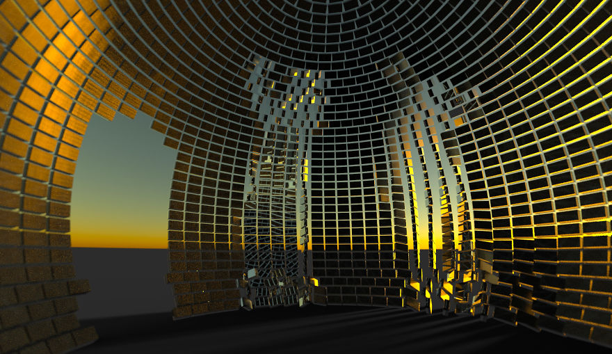 We Reinvented The Brick Into This Mesmerizing Kinetic Facade We Reinvented The Brick Into This Mesmerizing Kinetic Facade