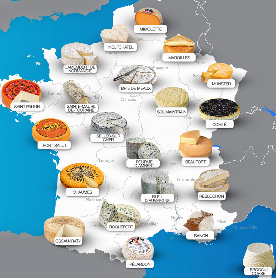 30 Maps Reveal The Tastiest Dishes Around The World