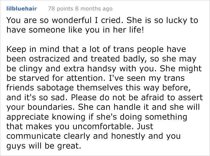 Guy Afraid To Ask Out A Trans Girl Because Of What People Might Think, Asks Internet For Advice &#8211; It Delivers