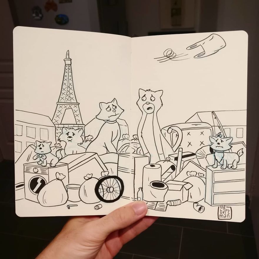 For This Inktober I Drew What Would Happen If Disney Characters &#038; Superheroes Faced Ecological Disasters