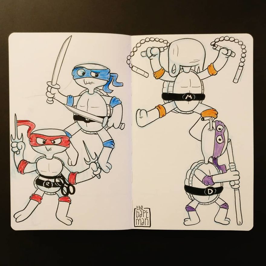 For This Inktober I Drew What Would Happen If Disney Characters &#038; Superheroes Faced Ecological Disasters