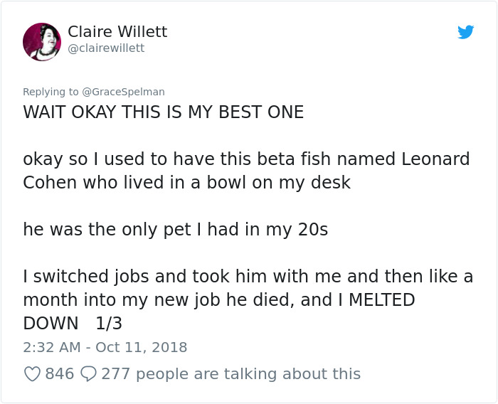 This Woman’s Co-Workers Hold A Funeral For Her Dead Fish And People Can’t Stop Laughing At How It Turned Out This Woman’s Co-Workers Hold A Funeral For Her Dead Fish And People Can’t Stop Laughing At How It Turned Out