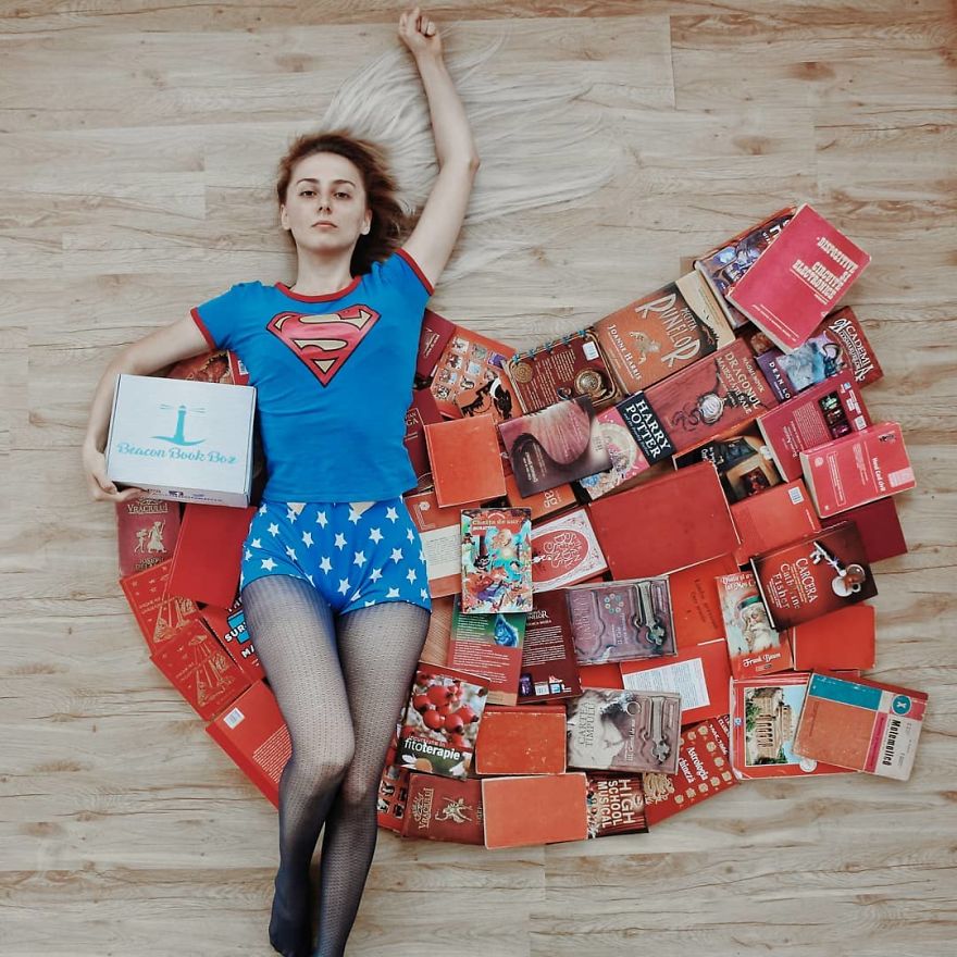 Book-Lover Turns Her Massive Library Into Art, And Her 140k Instagram Followers Approve