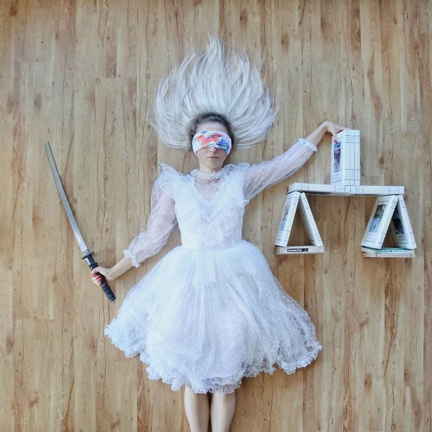 Book-Lover Turns Her Massive Library Into Art, And Her 140k Instagram Followers Approve