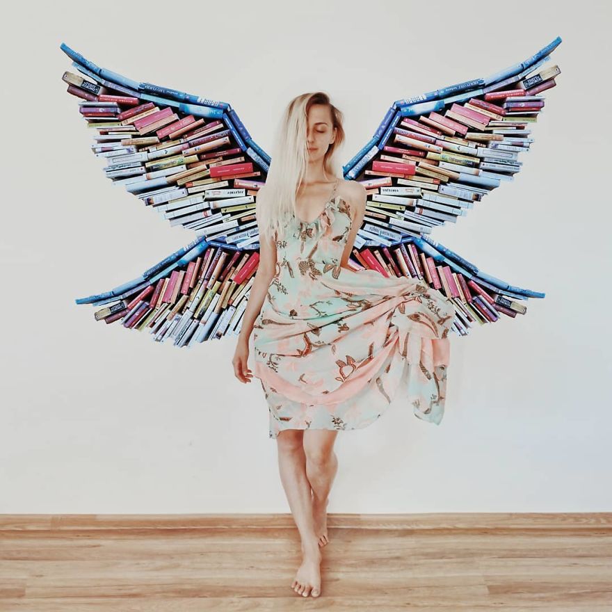 Book-Lover Turns Her Massive Library Into Art, And Her 140k Instagram Followers Approve