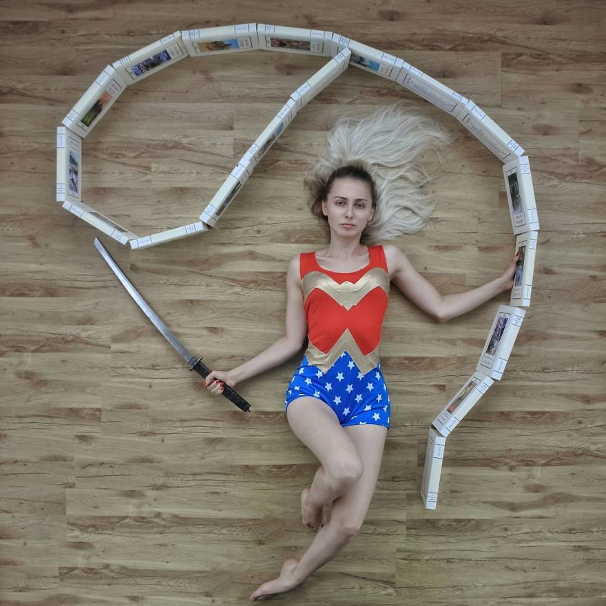 Book-Lover Turns Her Massive Library Into Art, And Her 140k Instagram Followers Approve