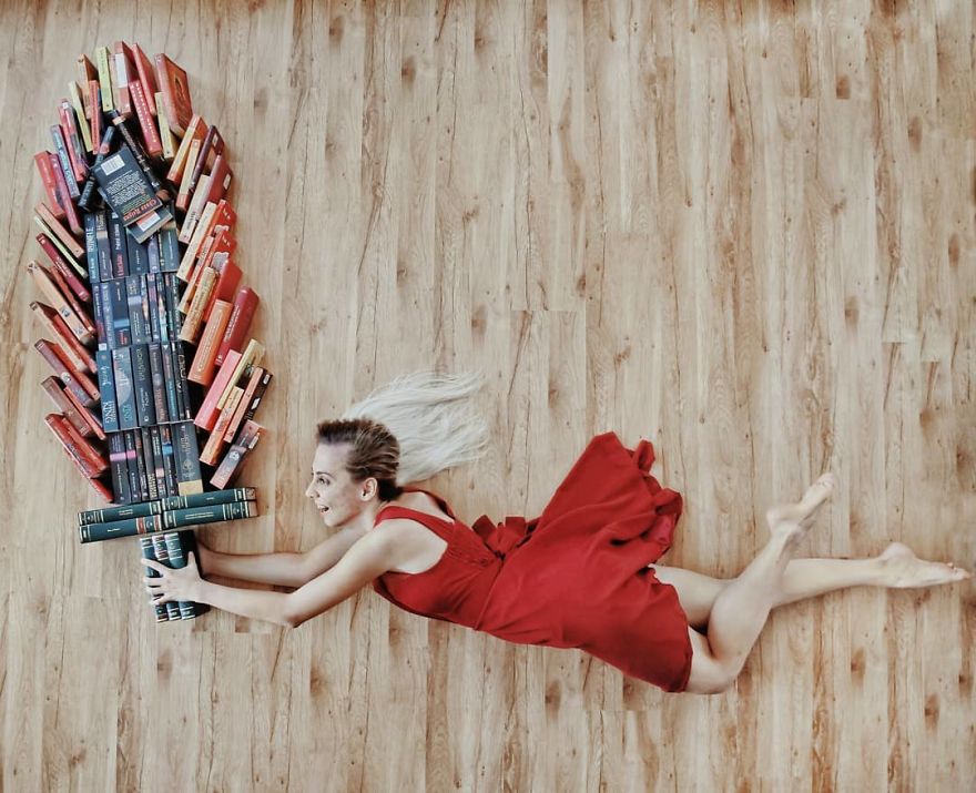 Book-Lover Turns Her Massive Library Into Art, And Her 140k Instagram Followers Approve