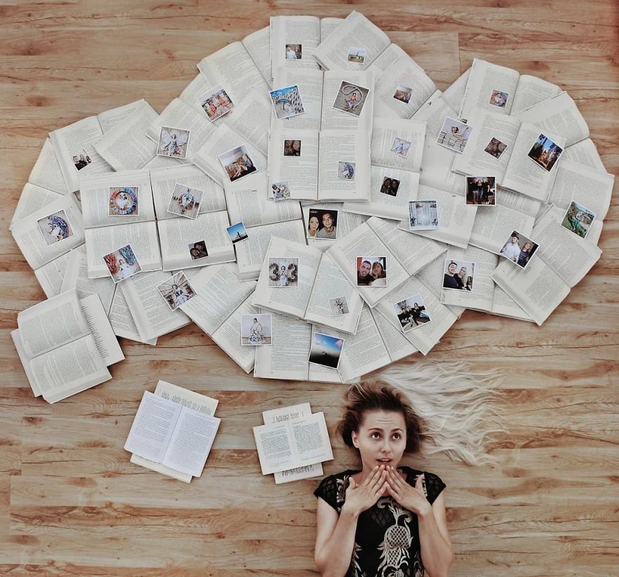 Book-Lover Turns Her Massive Library Into Art, And Her 140k Instagram Followers Approve