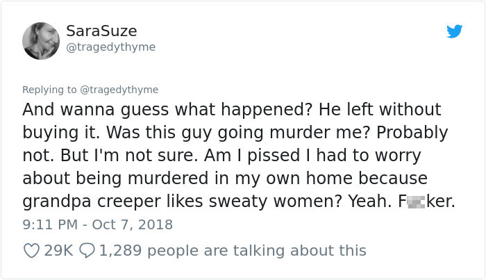 Woman&#8217;s Twitter Thread Explains Why Many Women Fear Men