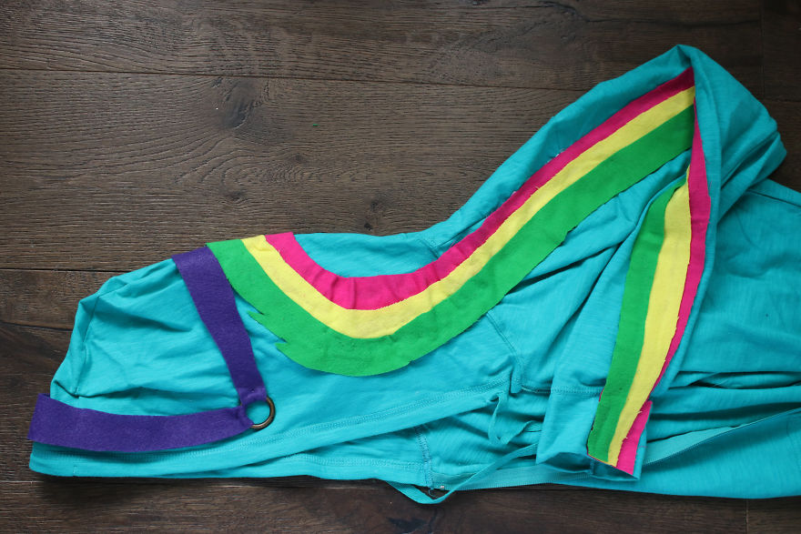 No-Sew Fortnite Rainbow Smash Pickaxe Hoodie