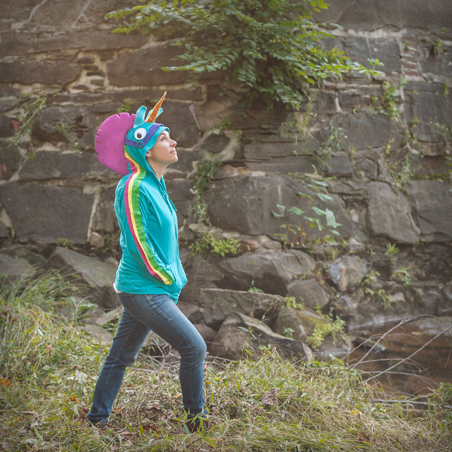 No-Sew Fortnite Rainbow Smash Pickaxe Hoodie