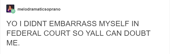 This Opera Singer Had To Perform In Court So The Judge Would Let Her Off Jury Duty This Opera Singer Had To Perform In Court So The Judge Would Let Her Off Jury Duty