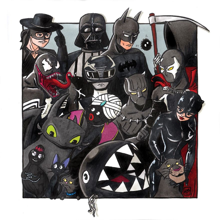 I Sorted Famous Characters By Color, And This Is What I Found Out I Sorted Famous Characters By Color, And This Is What I Found Out