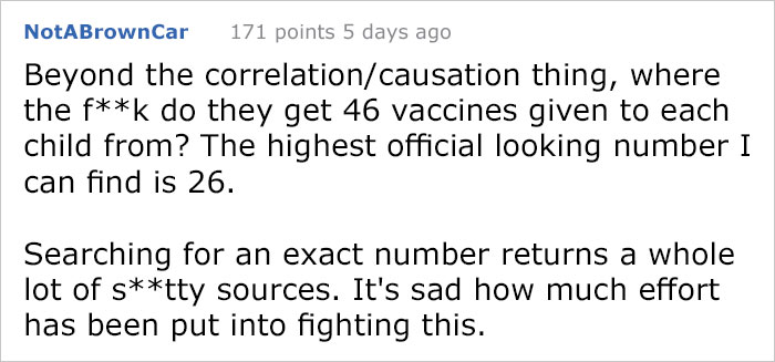 Anti-Vaxxer Tries To Prove Vaccines Cause Autism, Someone Finds A Genius Way To Show They’re Wrong Anti-Vaxxer Tries To Prove Vaccines Cause Autism, Someone Finds A Genius Way To Show They’re Wrong