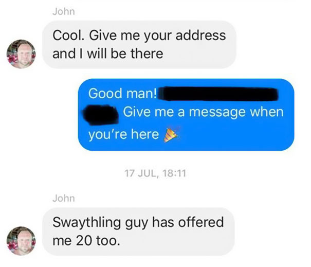 Right After Selling His Pool Online This Guy Received A Hilarious Offer From Another Buyer He Couldn&#8217;t Refuse