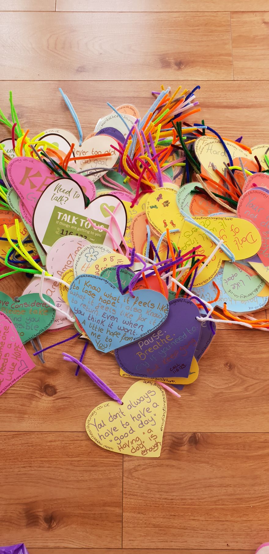 I Made 150 Handwritten Notes For The World Mental Health Day I Made 150 Handwritten Notes For The World Mental Health Day