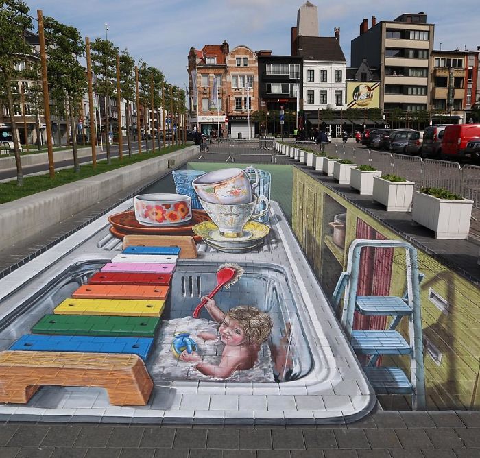 This Street Artist Will Make Your Mind Explode With His 3d Art This Street Artist Will Make Your Mind Explode With His 3d Art