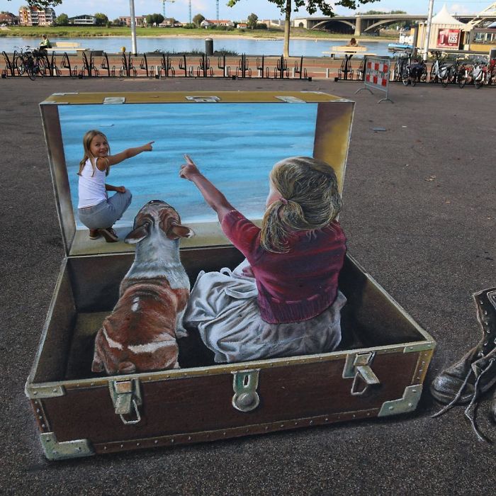 This Street Artist Will Make Your Mind Explode With His 3d Art This Street Artist Will Make Your Mind Explode With His 3d Art