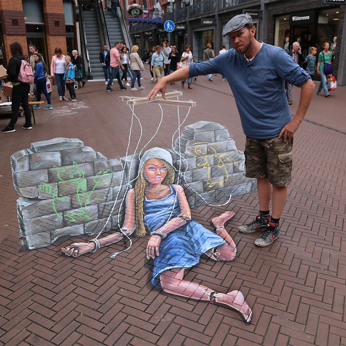 This Street Artist Will Make Your Mind Explode With His 3d Art This Street Artist Will Make Your Mind Explode With His 3d Art