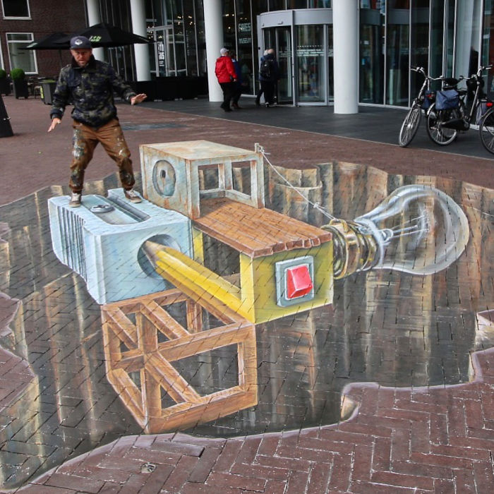 This Street Artist Will Make Your Mind Explode With His 3d Art This Street Artist Will Make Your Mind Explode With His 3d Art