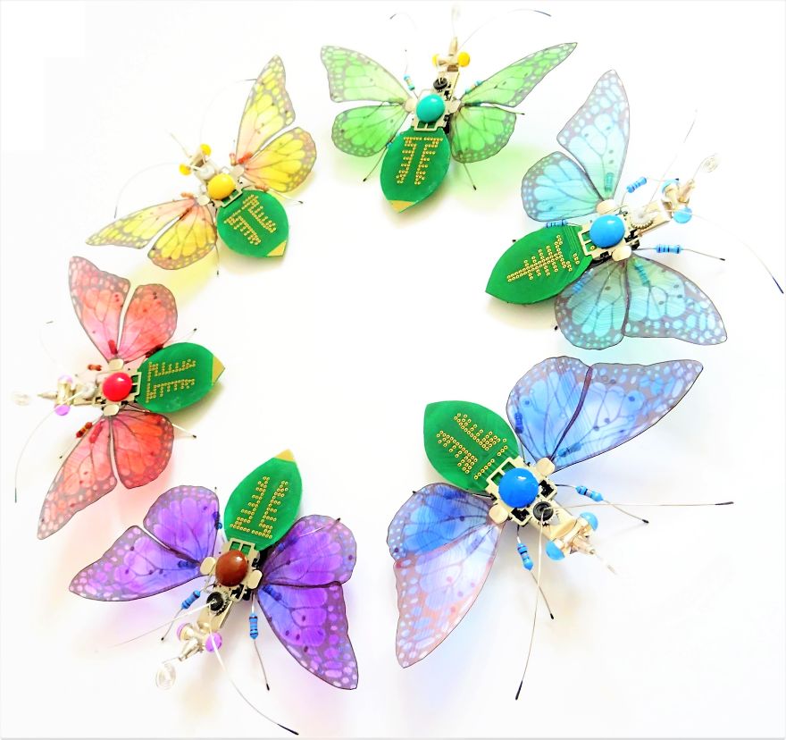 Computer Component And Circuit Board Insect Mandalas Computer Component And Circuit Board Insect Mandalas