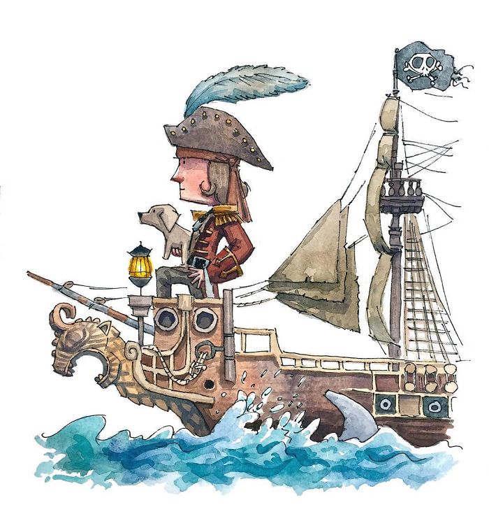 I Customize Quirky Watercolor Illustrations Based On My Clients’ Life I Customize Quirky Watercolor Illustrations Based On My Clients’ Life