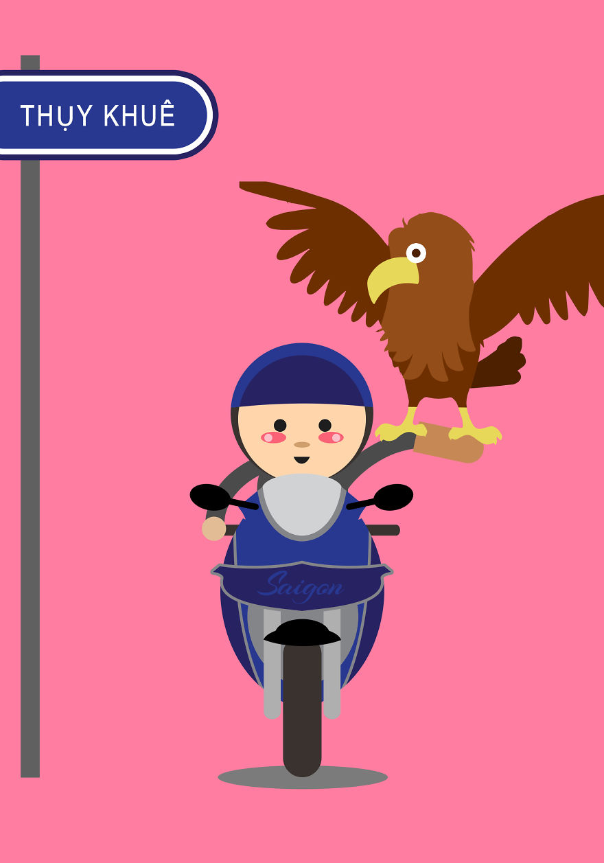 I Illustrate The Amazing Loads Of Motorbikes In Hanoi, Vietnam (Part 3) I Illustrate The Amazing Loads Of Motorbikes In Hanoi, Vietnam (Part 3)