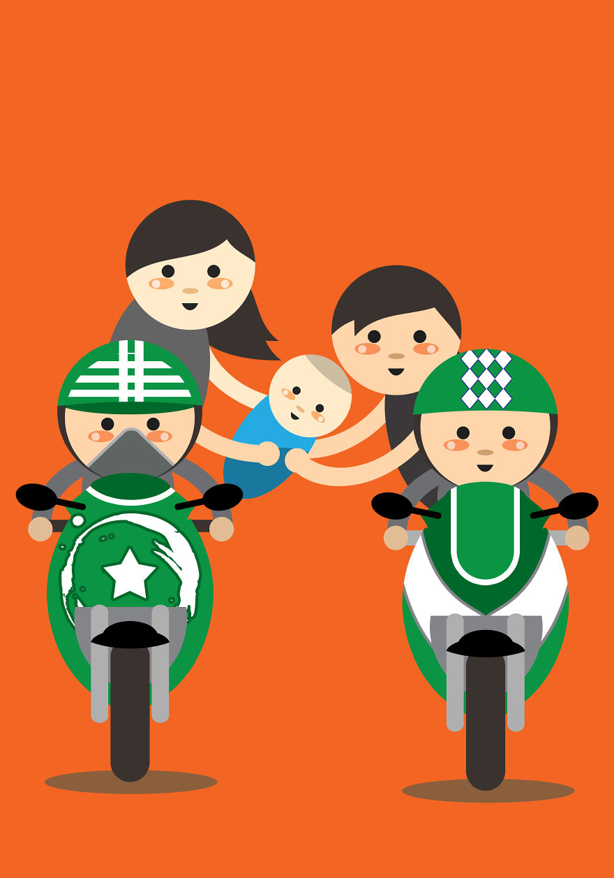 I Illustrate The Amazing Loads Of Motorbikes In Hanoi, Vietnam (Part 3) I Illustrate The Amazing Loads Of Motorbikes In Hanoi, Vietnam (Part 3)