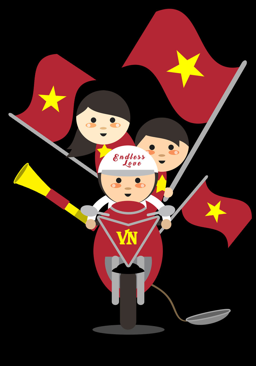 I Illustrate The Amazing Loads Of Motorbikes In Hanoi, Vietnam (Part 3) I Illustrate The Amazing Loads Of Motorbikes In Hanoi, Vietnam (Part 3)