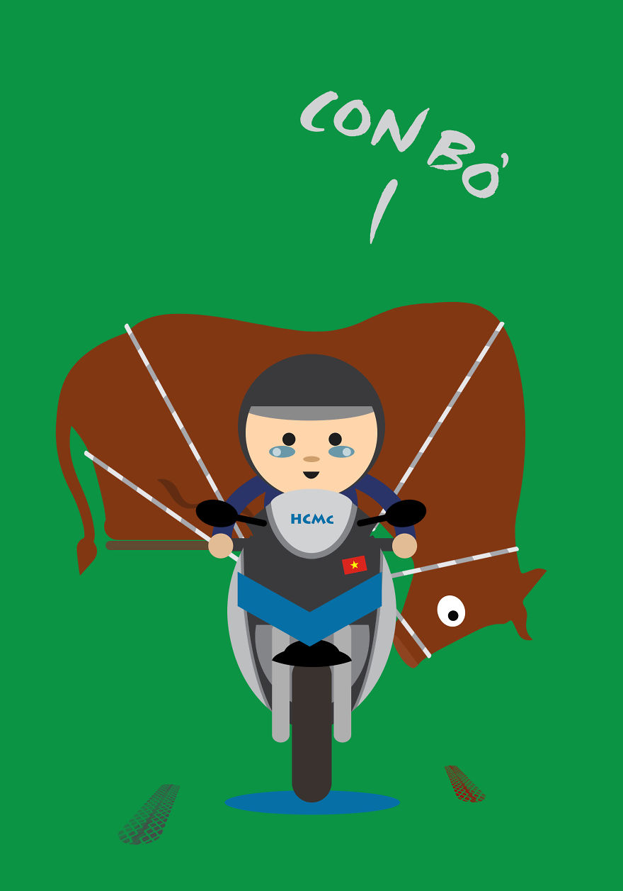 I Illustrate The Amazing Loads Of Motorbikes In Hanoi, Vietnam (Part 3) I Illustrate The Amazing Loads Of Motorbikes In Hanoi, Vietnam (Part 3)