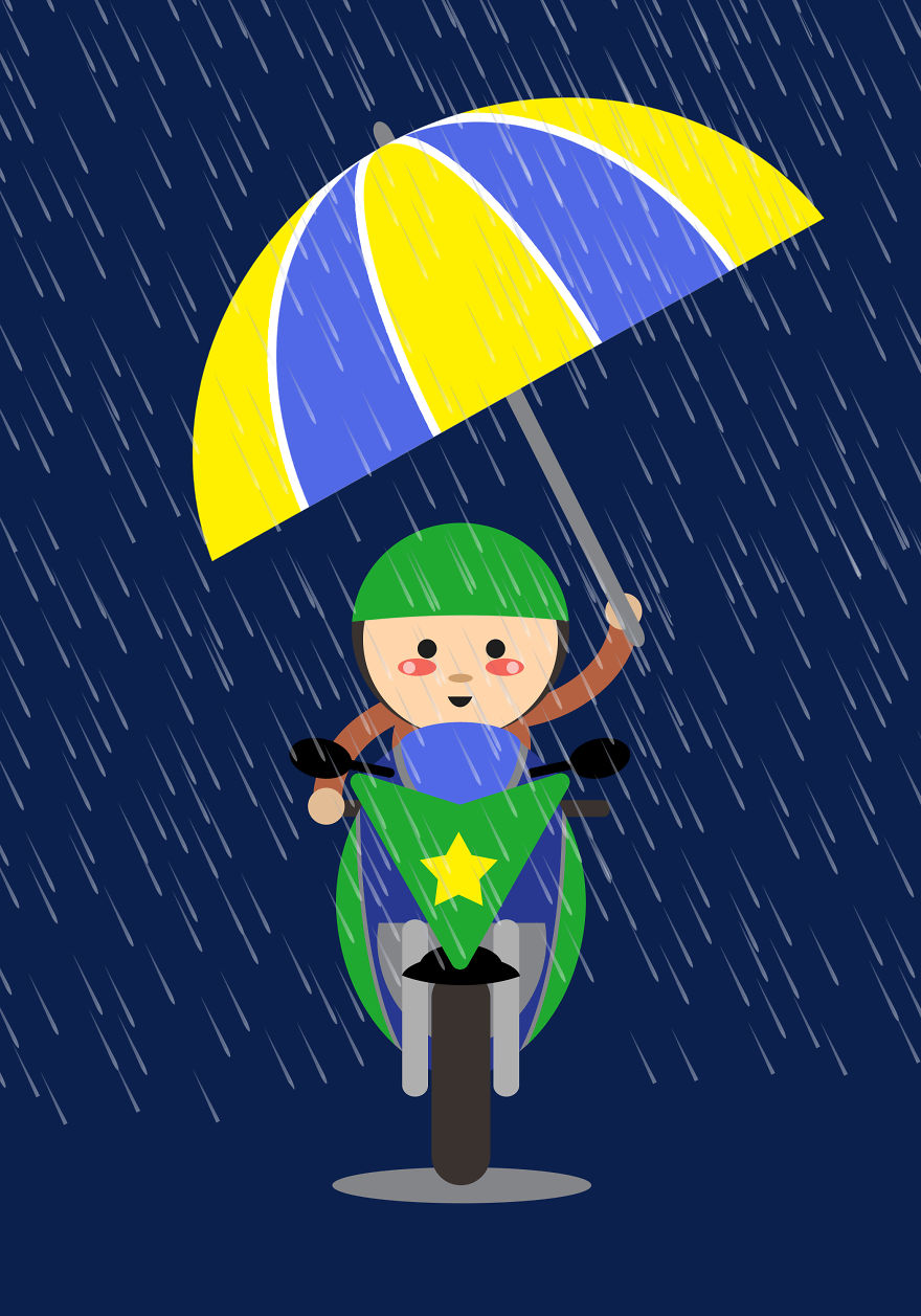 I Illustrate The Amazing Loads Of Motorbikes In Hanoi, Vietnam (Part 3) I Illustrate The Amazing Loads Of Motorbikes In Hanoi, Vietnam (Part 3)