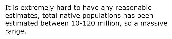 Guy Says That Native Americans Would Be ‘Starving To Death’ If They Weren’t Colonized, Regrets It Immediately Guy Says That Native Americans Would Be ‘Starving To Death’ If They Weren’t Colonized, Regrets It Immediately