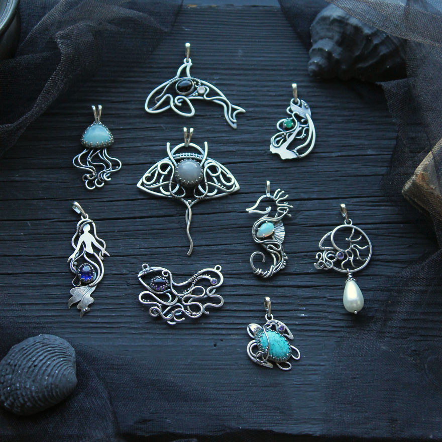I Was Inspired By The Ocean To Make A Large Jewelry Collection