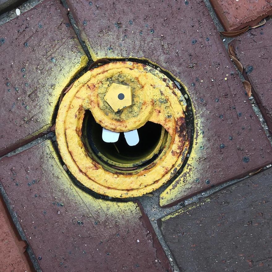 I Transform Public Objects Into Characters With Custom Designed Stickers I Transform Public Objects Into Characters With Custom Designed Stickers