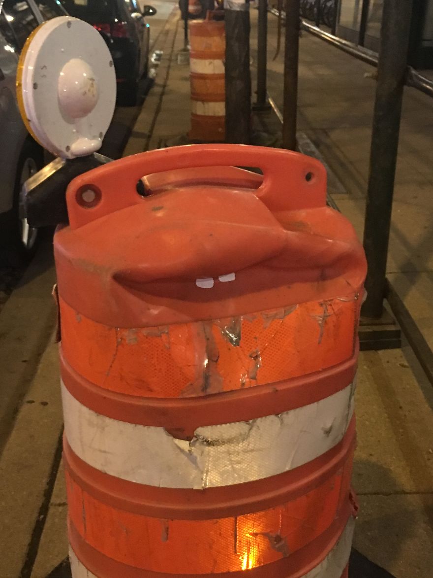 I Transform Public Objects Into Characters With Custom Designed Stickers I Transform Public Objects Into Characters With Custom Designed Stickers