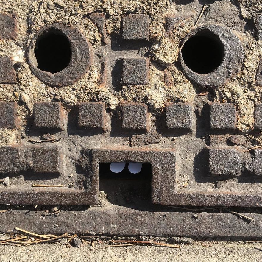 I Transform Public Objects Into Characters With Custom Designed Stickers I Transform Public Objects Into Characters With Custom Designed Stickers