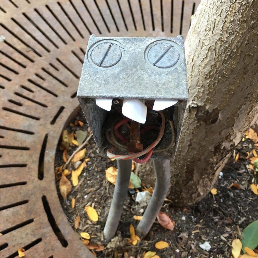 I Transform Public Objects Into Characters With Custom Designed Stickers I Transform Public Objects Into Characters With Custom Designed Stickers