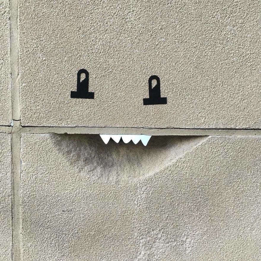 I Transform Public Objects Into Characters With Custom Designed Stickers I Transform Public Objects Into Characters With Custom Designed Stickers