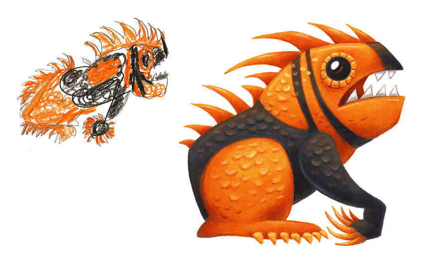 I Drew 50 Monsters Over The Last 2 Years Based On Kid Drawings, And Here’re The Results (New Pics) I Drew 50 Monsters Over The Last 2 Years Based On Kid Drawings, And Here’re The Results (New Pics)