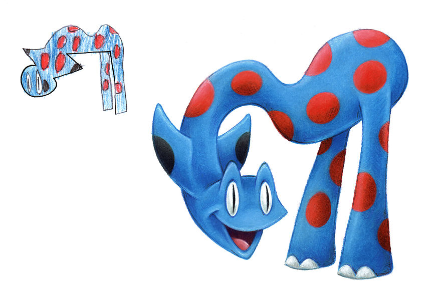 I Drew 50 Monsters Over The Last 2 Years Based On Kid Drawings, And Here’re The Results (New Pics) I Drew 50 Monsters Over The Last 2 Years Based On Kid Drawings, And Here’re The Results (New Pics)