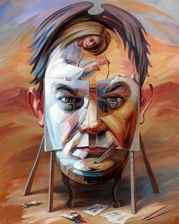 35 Mind-Twisting Optical Illusion Paintings By Oleg Shuplyak 35 Mind-Twisting Optical Illusion Paintings By Oleg Shuplyak