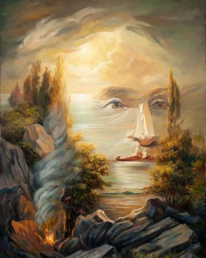 35 Mind-Twisting Optical Illusion Paintings By Oleg Shuplyak 35 Mind-Twisting Optical Illusion Paintings By Oleg Shuplyak