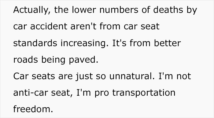 Person Says He Always Trolls Anti-Vaxxers By Using A Car Seat Analogy And People Love The Logic Behind It Person Says He Always Trolls Anti-Vaxxers By Using A Car Seat Analogy And People Love The Logic Behind It